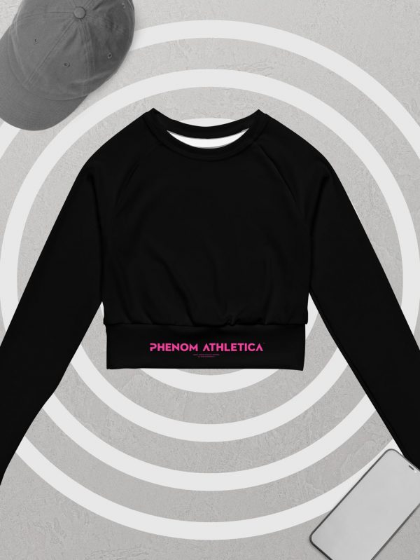 Phenom Athletica® Recycled Long-Sleeve Crop Top - 2XS