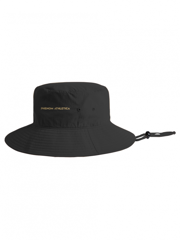Nylon Wide Brim Bucket Hat