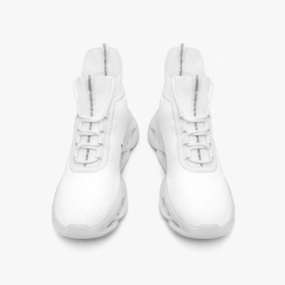 JetPrint - High-top Bounce Mesh Knit Sneakers - Image 3
