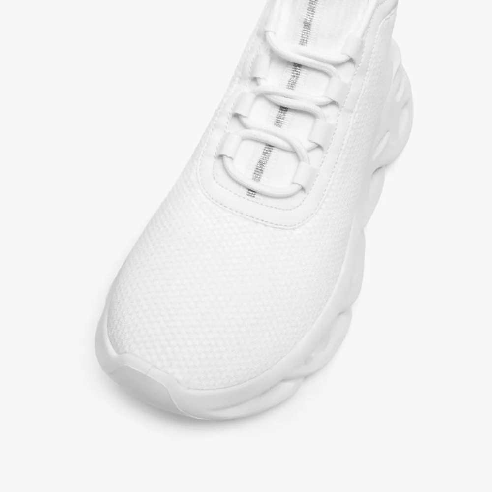 JetPrint - High-top Bounce Mesh Knit Sneakers - Image 4
