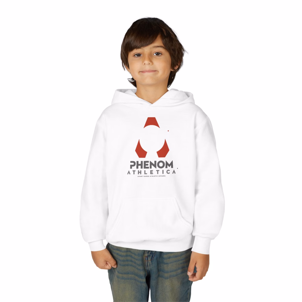 Phenom Athletica® Youth Heavy Blend Hooded Sweatshirt - Image 3