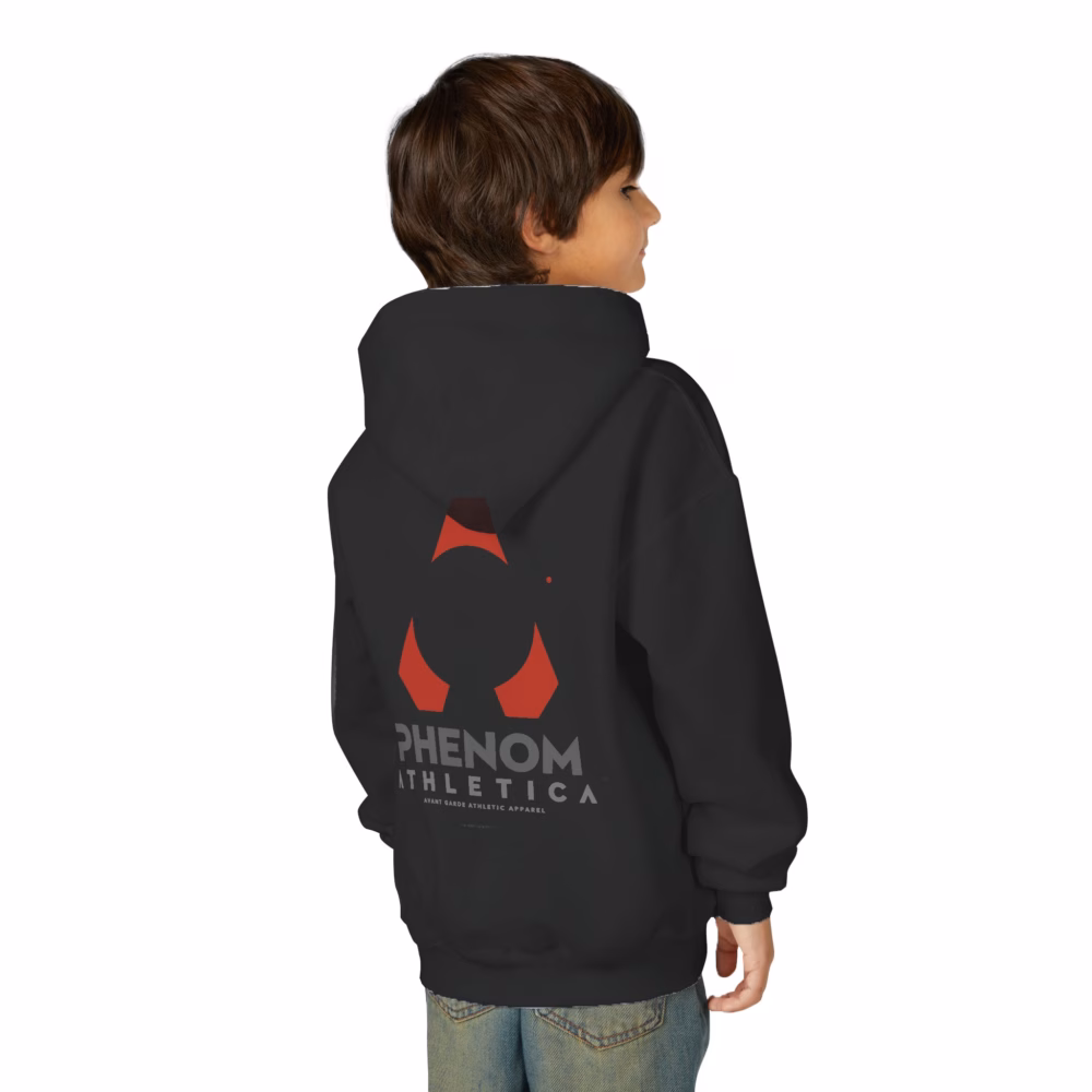 Phenom Athletica® Youth Heavy Blend Hooded Sweatshirt - Image 4