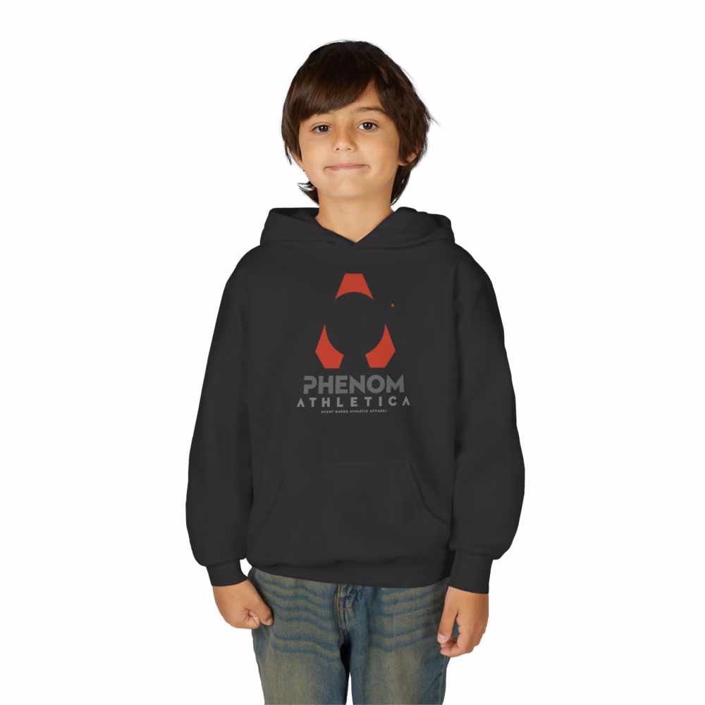 Phenom Athletica® Youth Heavy Blend Hooded Sweatshirt - Image 3