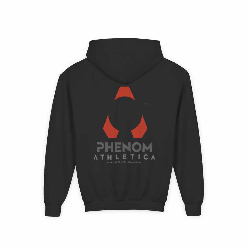 Phenom Athletica® Youth Heavy Blend Hooded Sweatshirt - Image 2